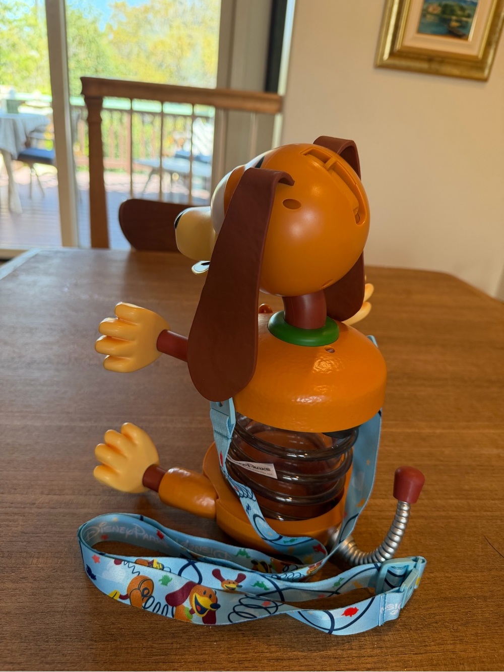 Disney Cruise Line Toy Story Slinky Dog Souvenir Cup Straw Strap Pixar - Picture 2 of 4